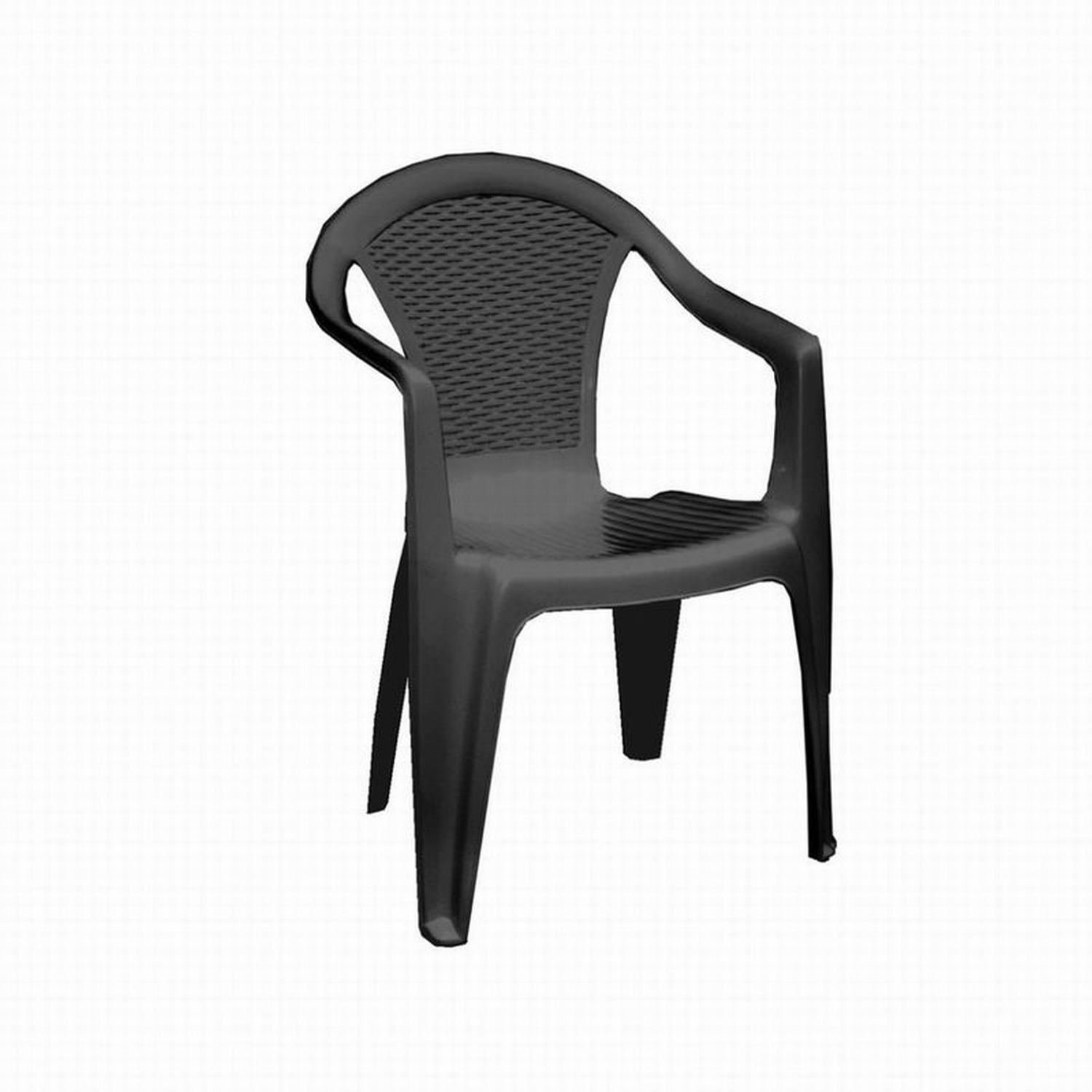 Silla Gerimport Plástico Antracita Kora 55x47x82 - Diseño Moderno y Resistente