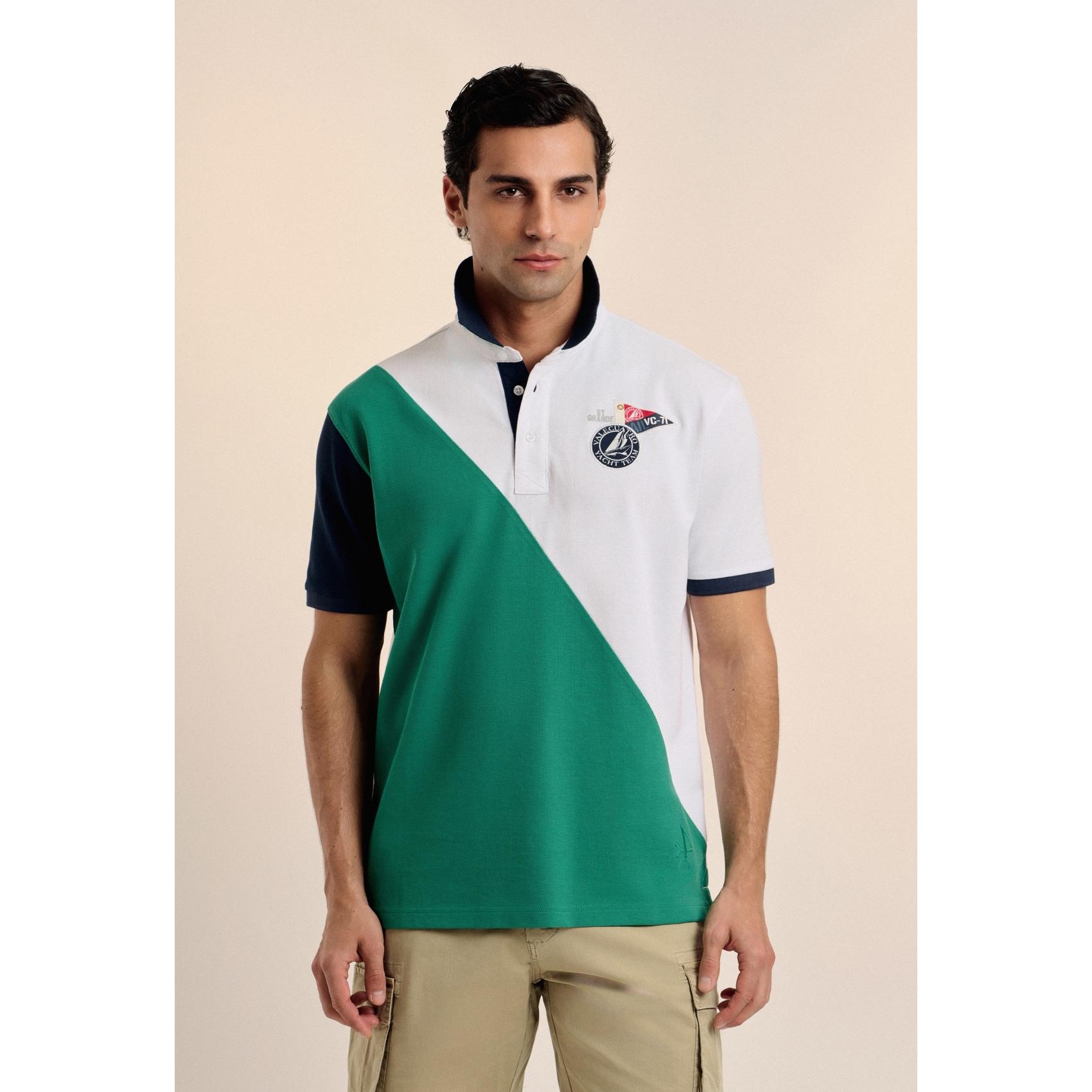 Polo Valecuatro bandera color verde