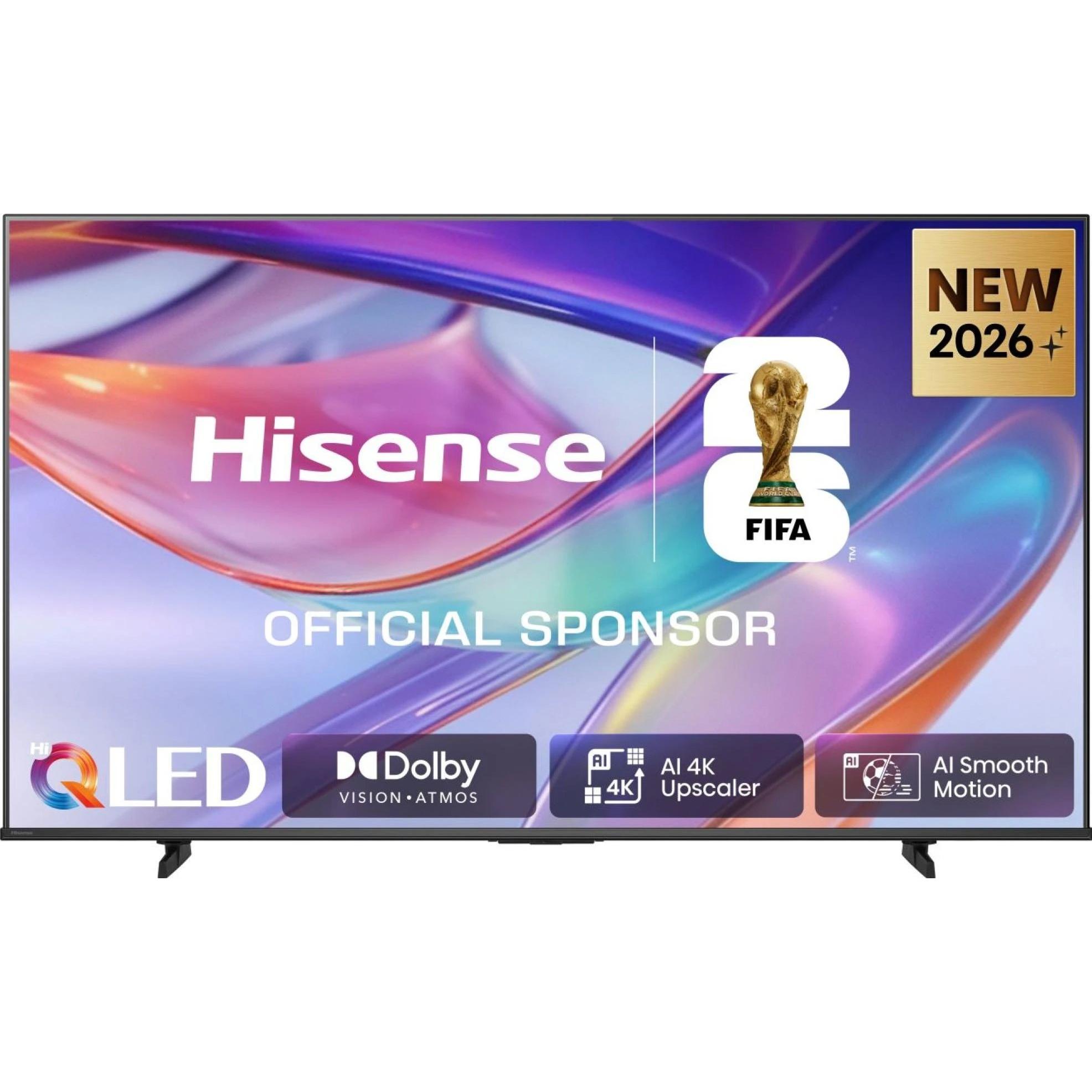 Hisense - Televisión QLED 65Q7S de 65 pulgadas 4K Ultra HD con HDR, Dolby Atmos y sistema VIDAA para cine en casa y videojuegos
