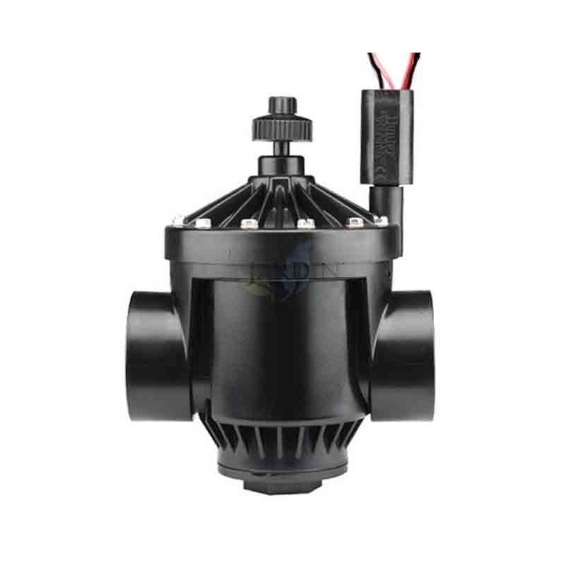 HUNTER Electrovalvula de Riego 1 1/2" PGV150 Hunter | Electroválvula Jardin 9V con Regulador | Valvula Riego para Programador a Pilas