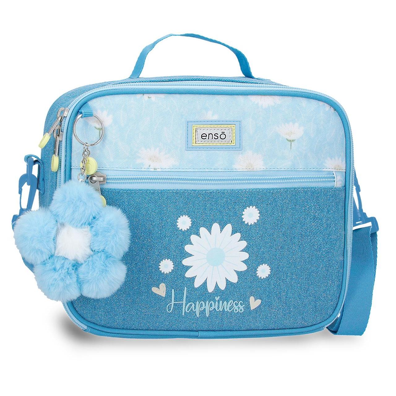 Portamerienda térmica Enso Happiness 25 cm x 21 cm x 11 cm Denim