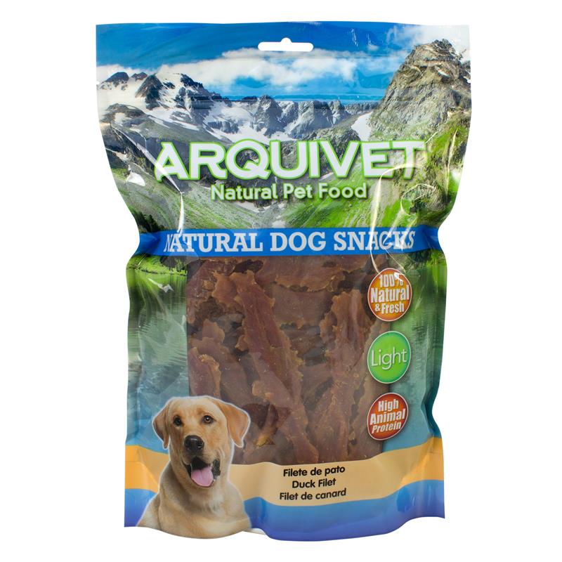 Snack para perros Filete De Pato 1 Kg. Arquivet Chucheria baja en grasa para perro