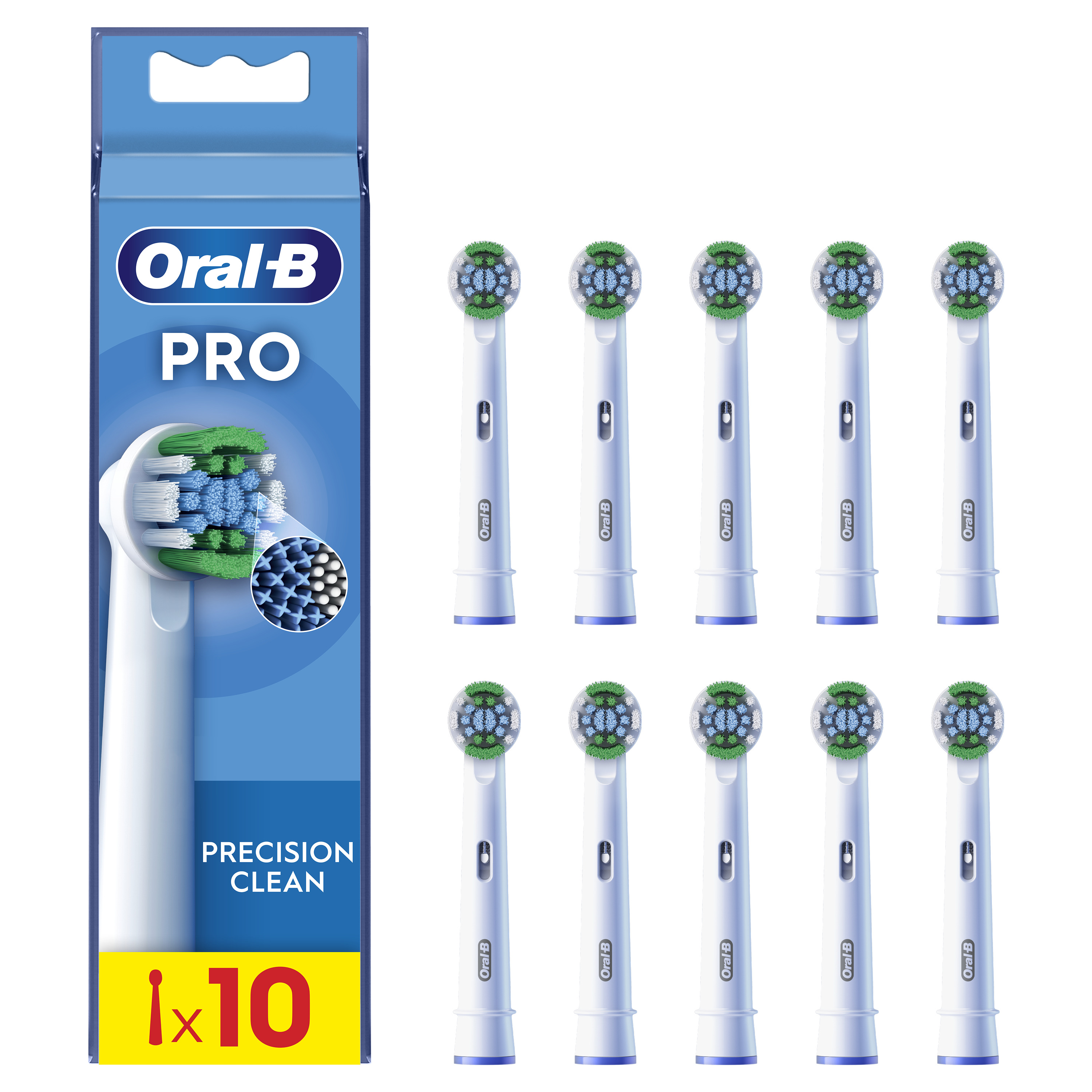 Oral-B - Oral-B Pro Precision Clean cabezales de recambio, pack de 10 unidades