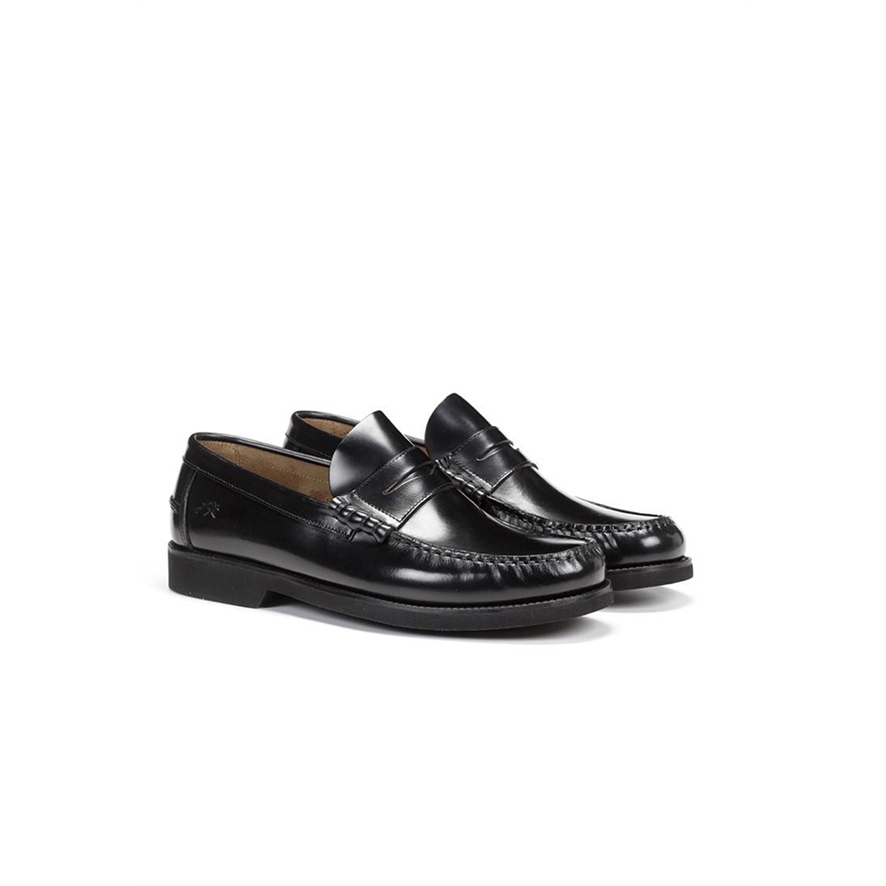 Fluchos F0047  Mocasines Planos Hombre Negro