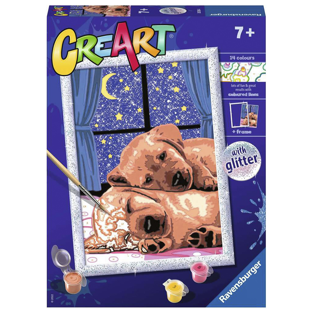 CreArt Kit Pintura - Perritos, Ravensburger, 20216