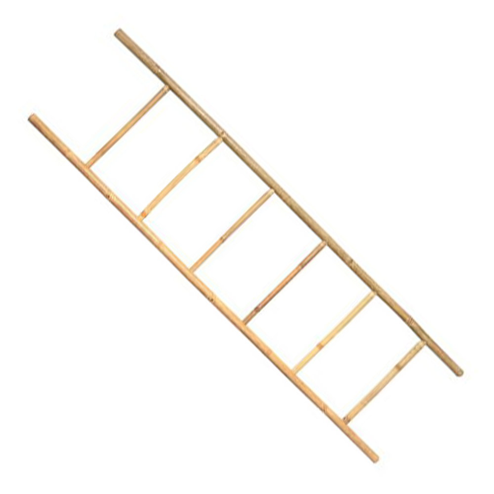 Toallero MSV de Bambú de 6 Niveles para Baño y Ropa