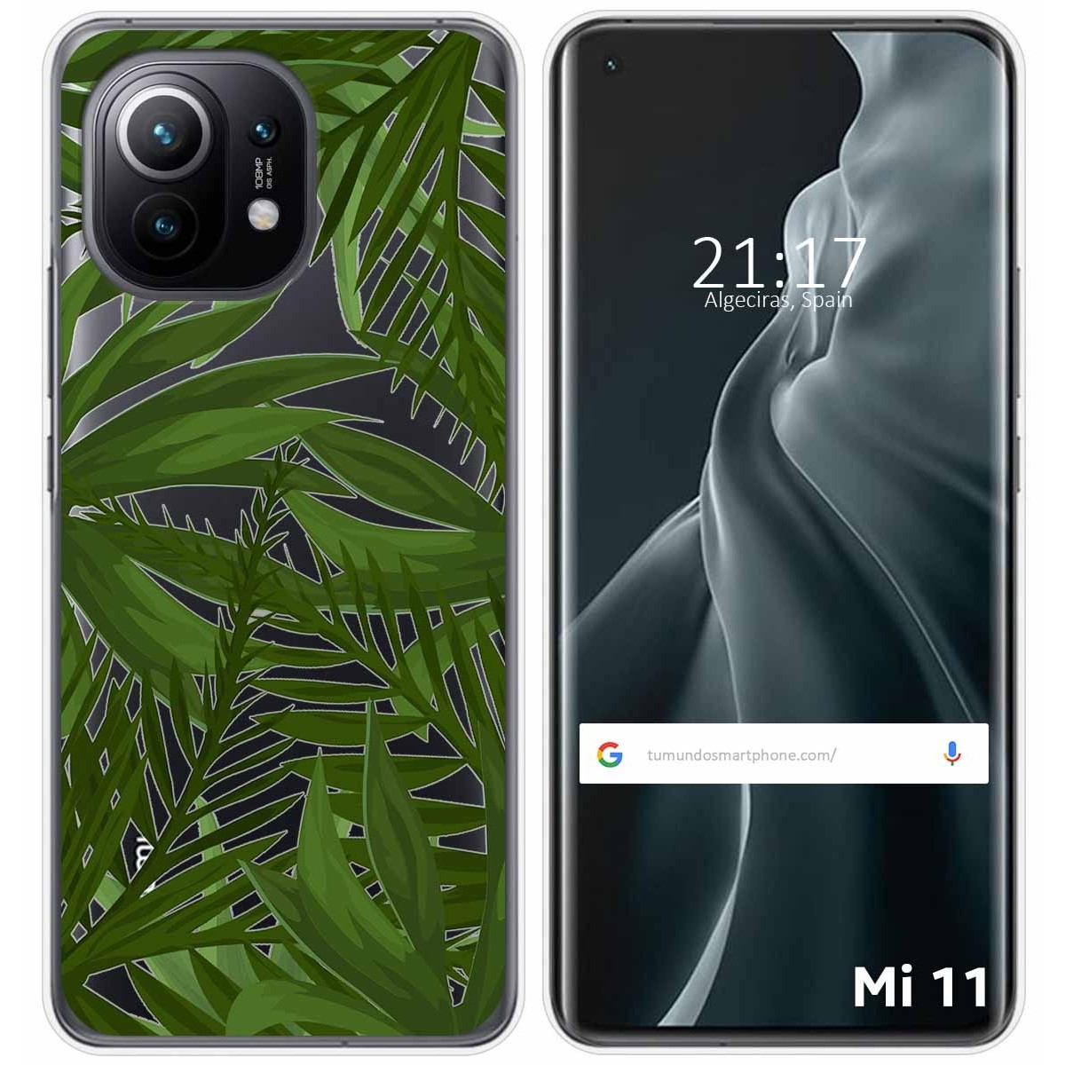 Tumundosmartphone Funda Gel Transparente para Xiaomi Mi 11 5G diseño Jungla Dibujos