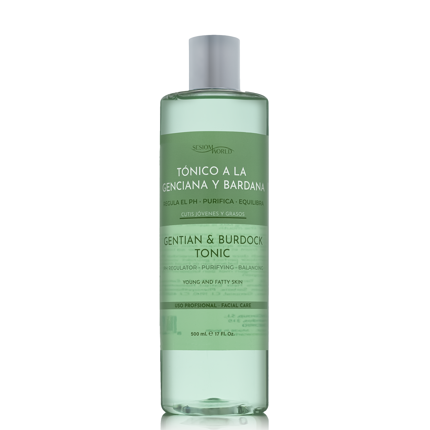 TÓNICO FACIAL DE GENCIANA Y BARDANA PARA CUTIS JÓVENES Y GRASOS 500ML
