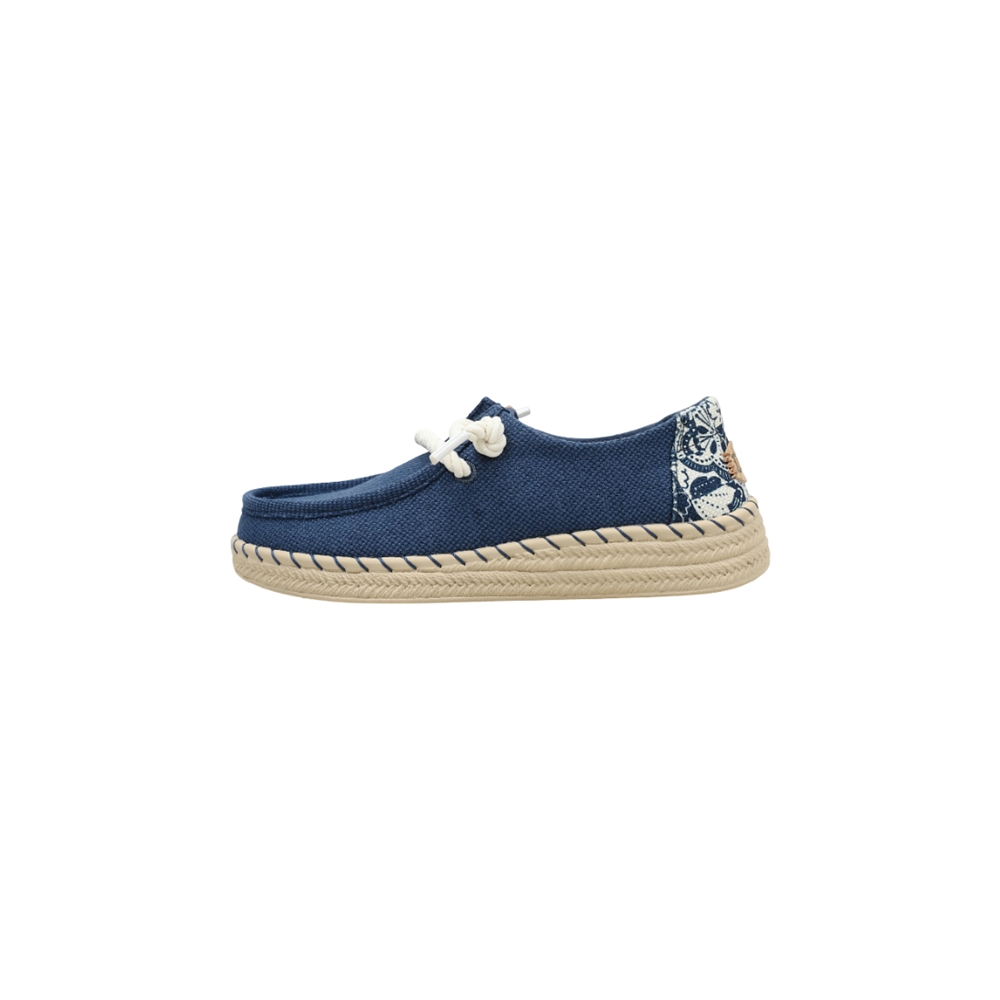 Hey Dude WENDY ESPADRILLE HIBISCUS Zapatos Planos Mujer Azul