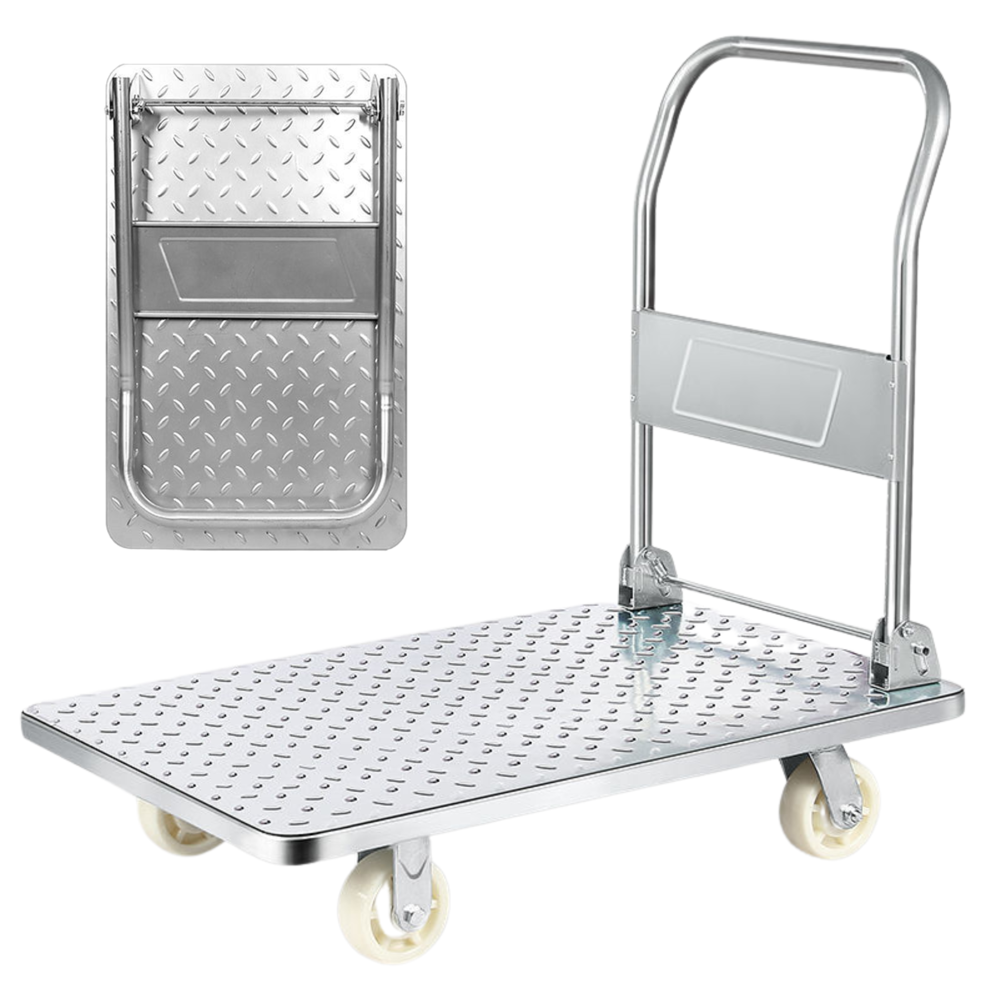 MAGIC SELECT Carro Plataforma Plegable para Mudanzas y Almacén con Ruedas Giratorias y Capacidad de Carga de 250 Kg