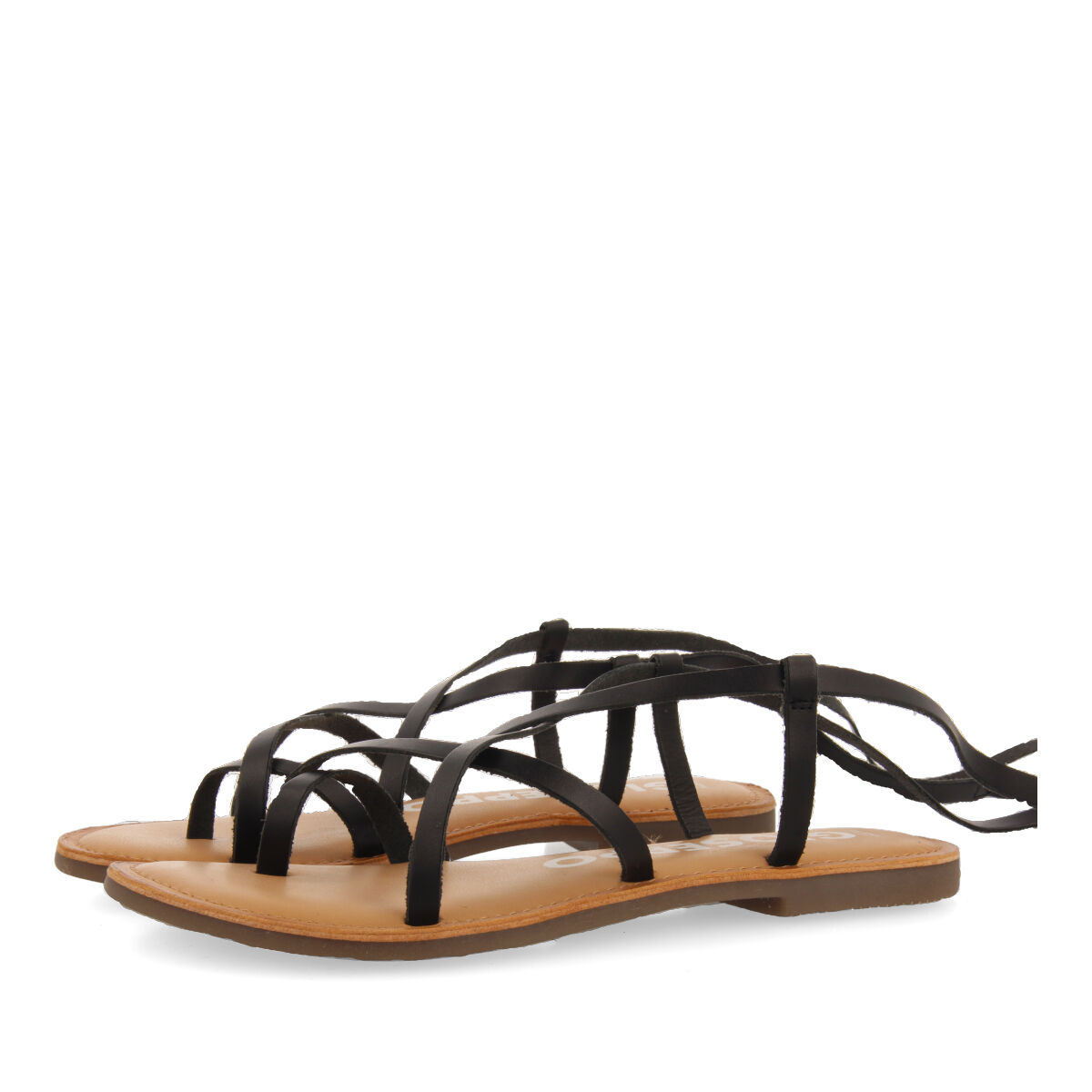 Sandalias Gioseppo Tiras Finas Negras