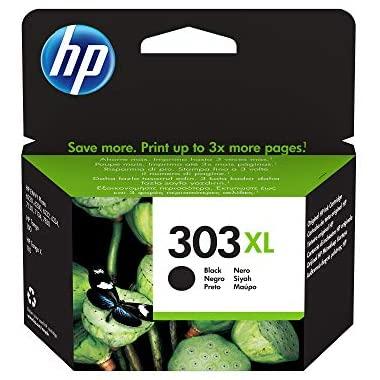 Cartucho de Tinta HP 303XL Negro de Alta Capacidad para Impresoras de Inyección de Tinta HP Tango y Envy
