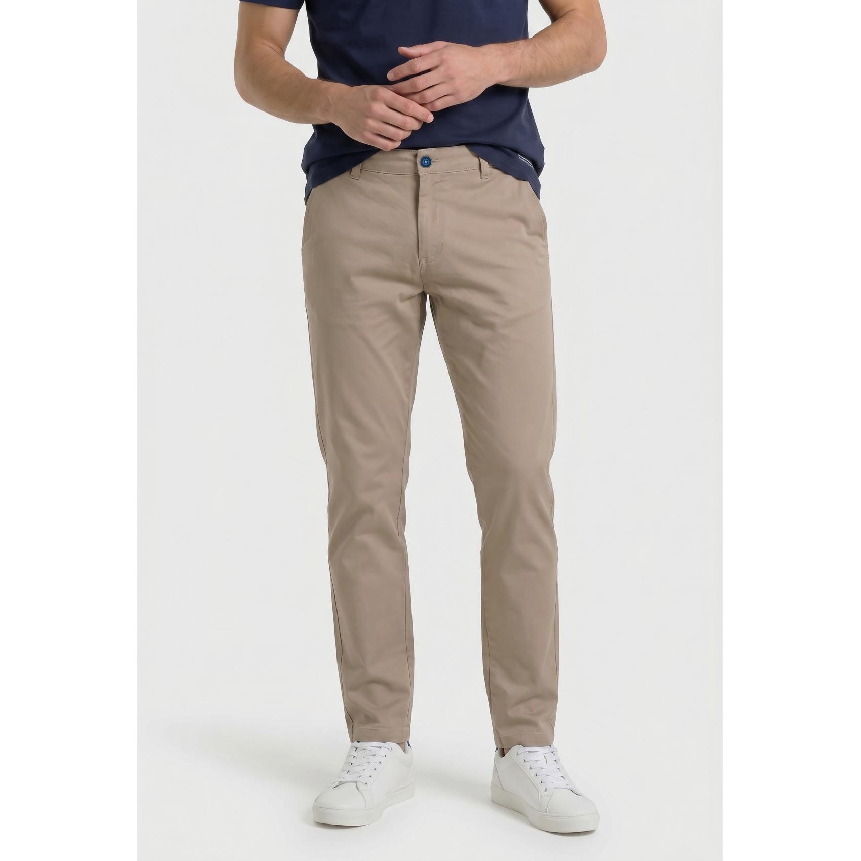 Pantalón Valecuatro chino clásico beige