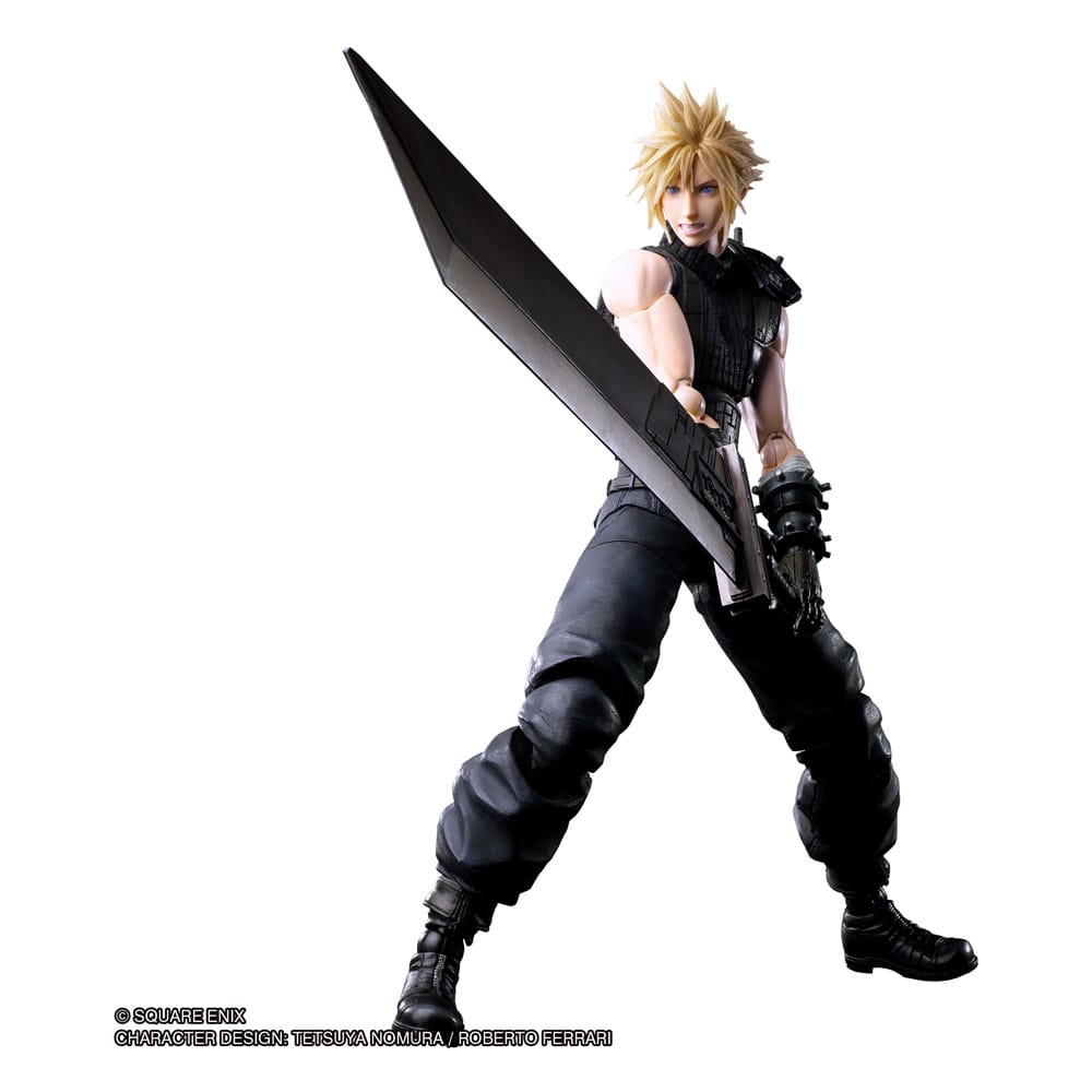 Final fantasy vii play arts kai figura cloud strife 27 cm