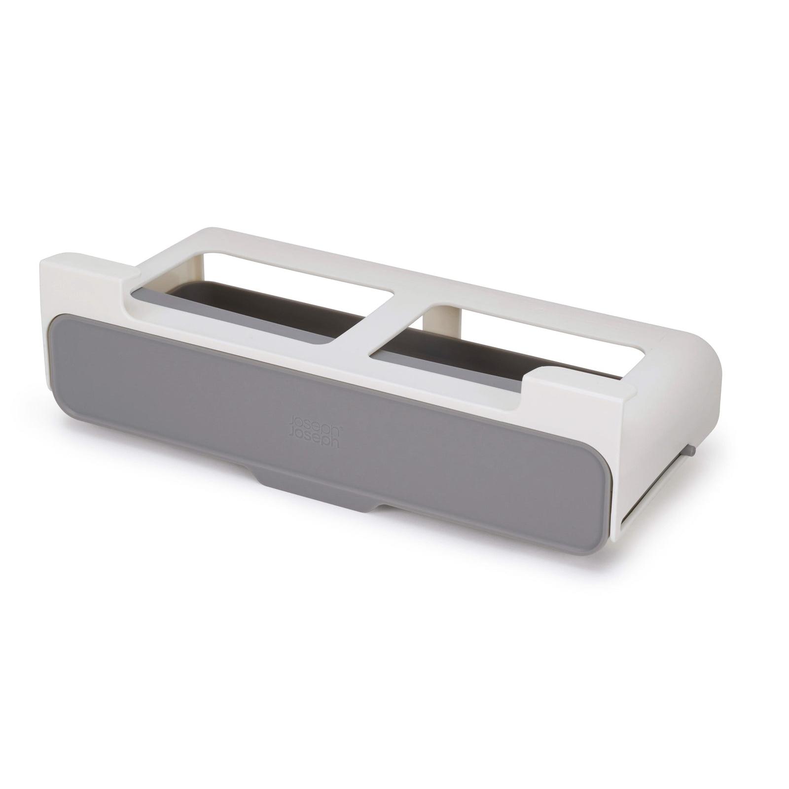 Joseph Joseph CupboardStore™ Estante para Especias Bajo Estante, extraíble, capacidad para 7 frascos, gris.