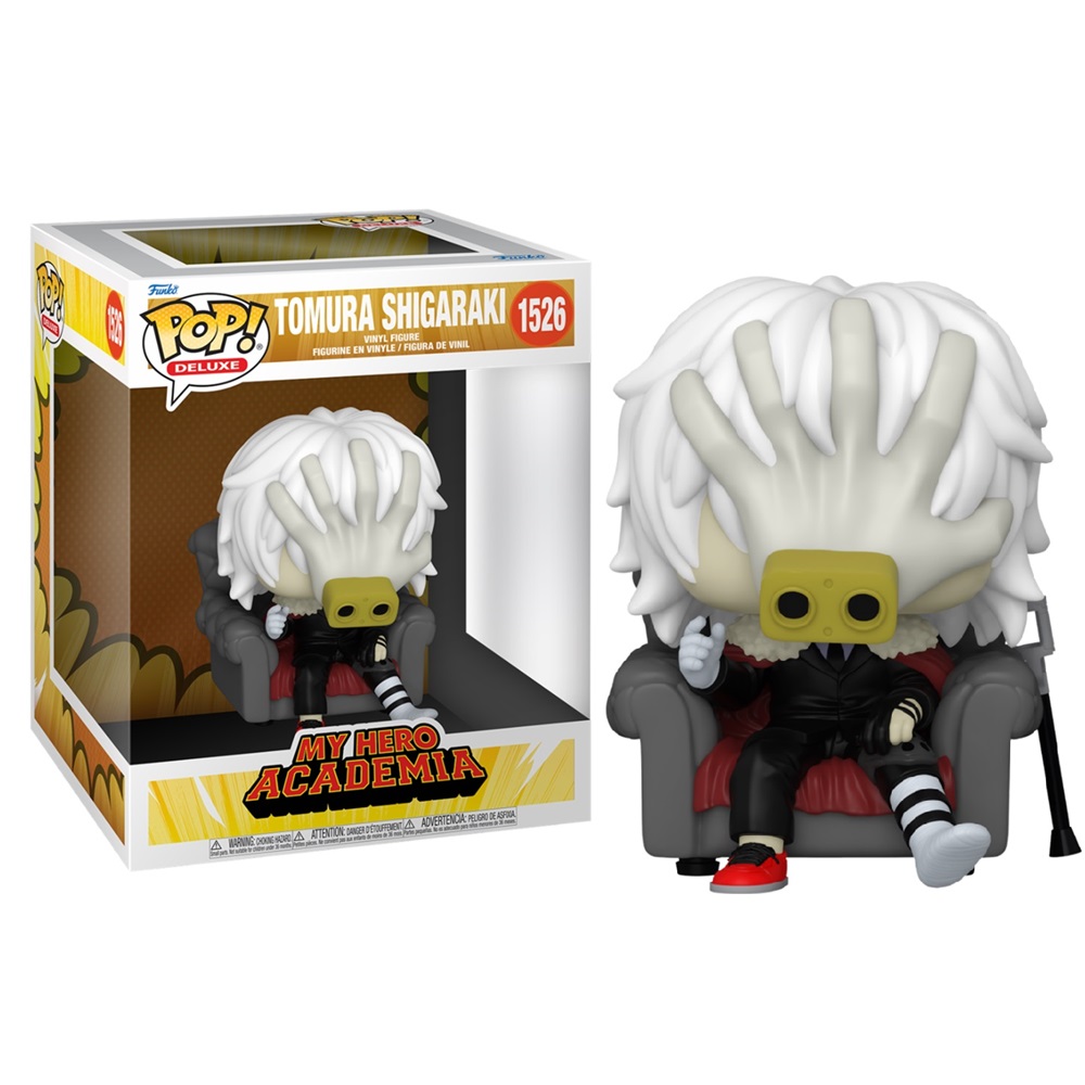FUNKO POP! DELUXE: MY HERO ACADEMIA – SHIGARAKI EN SILLÓN, 75561, Nº1526, TIENDA CON LICENCIA OFICIAL