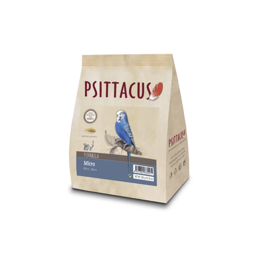 PSITTACUS - Micro - Pienso fórmula mantenimiento Ideado para para Aves Psitaciformes