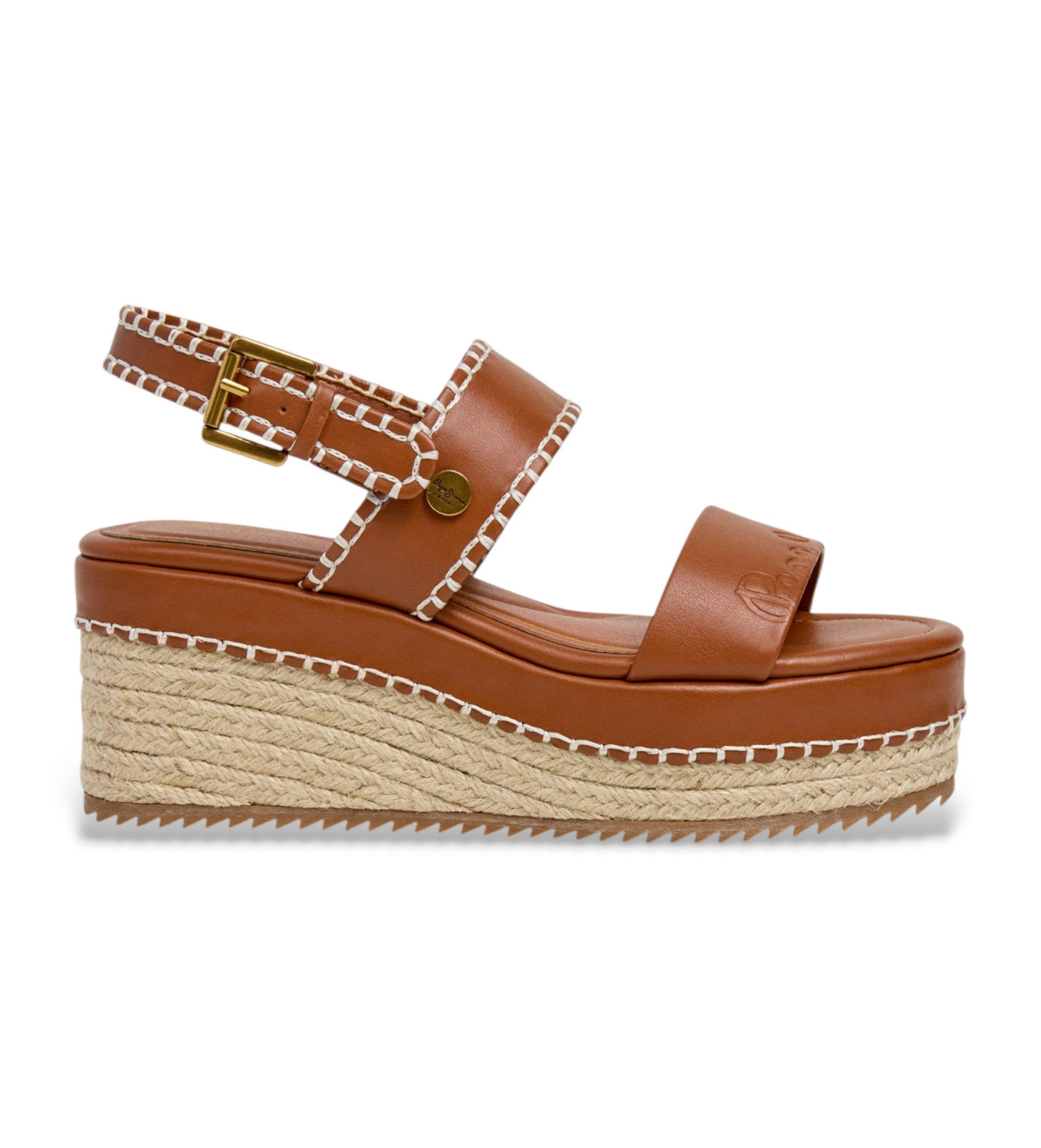 Pepe Jeans | Mujer | Sandalias Billie Log marrón