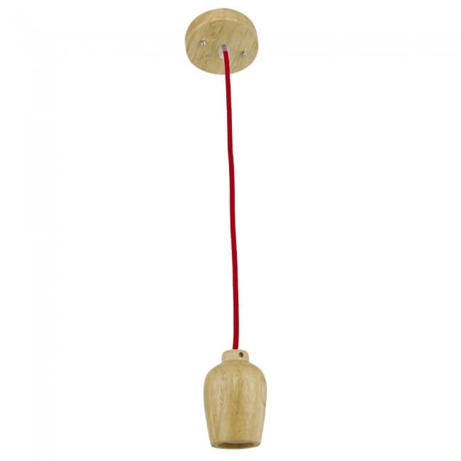WONDERLAMP Wonderlamp Lámpara de Techo Podium I de Madera con Bombilla E27