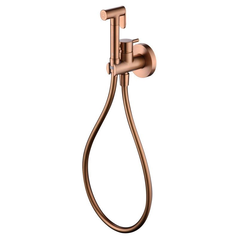 Imex Munich RDM001/ORC ducha higiénica empotrada monomando acabado oro rosa cepillado