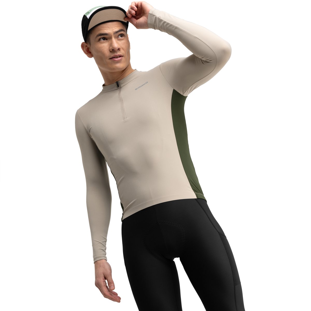 Siroko - Maillot GM3 Manga Larga Especial Gravel Ciclismo para Hombre_