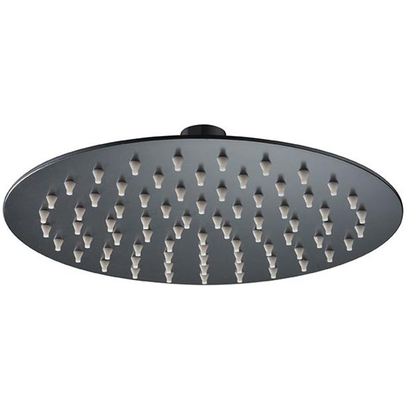 Imex RDN001/NG rociador de ducha extraplano moderno negro mate Ø20