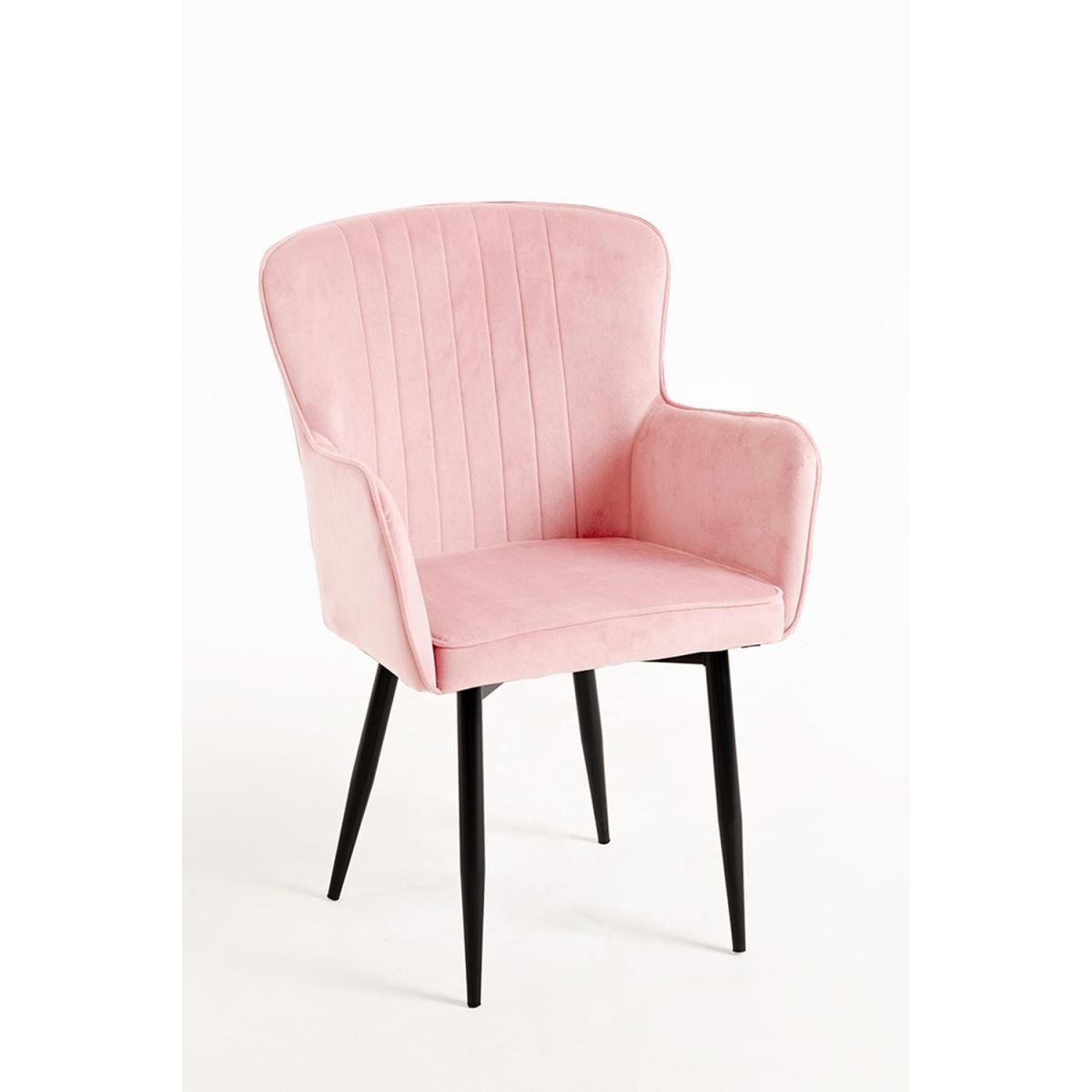 Regalos Miguel - Sillas Comedor - Silla Dalye Terciopelo - Rosa