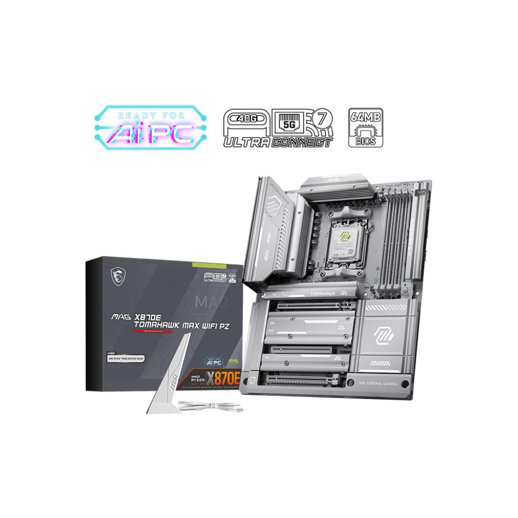 MSI MAG X870E TOMAHAWK MAX WIFI PZ placa base AMD X870E Zócalo AM5 ATX