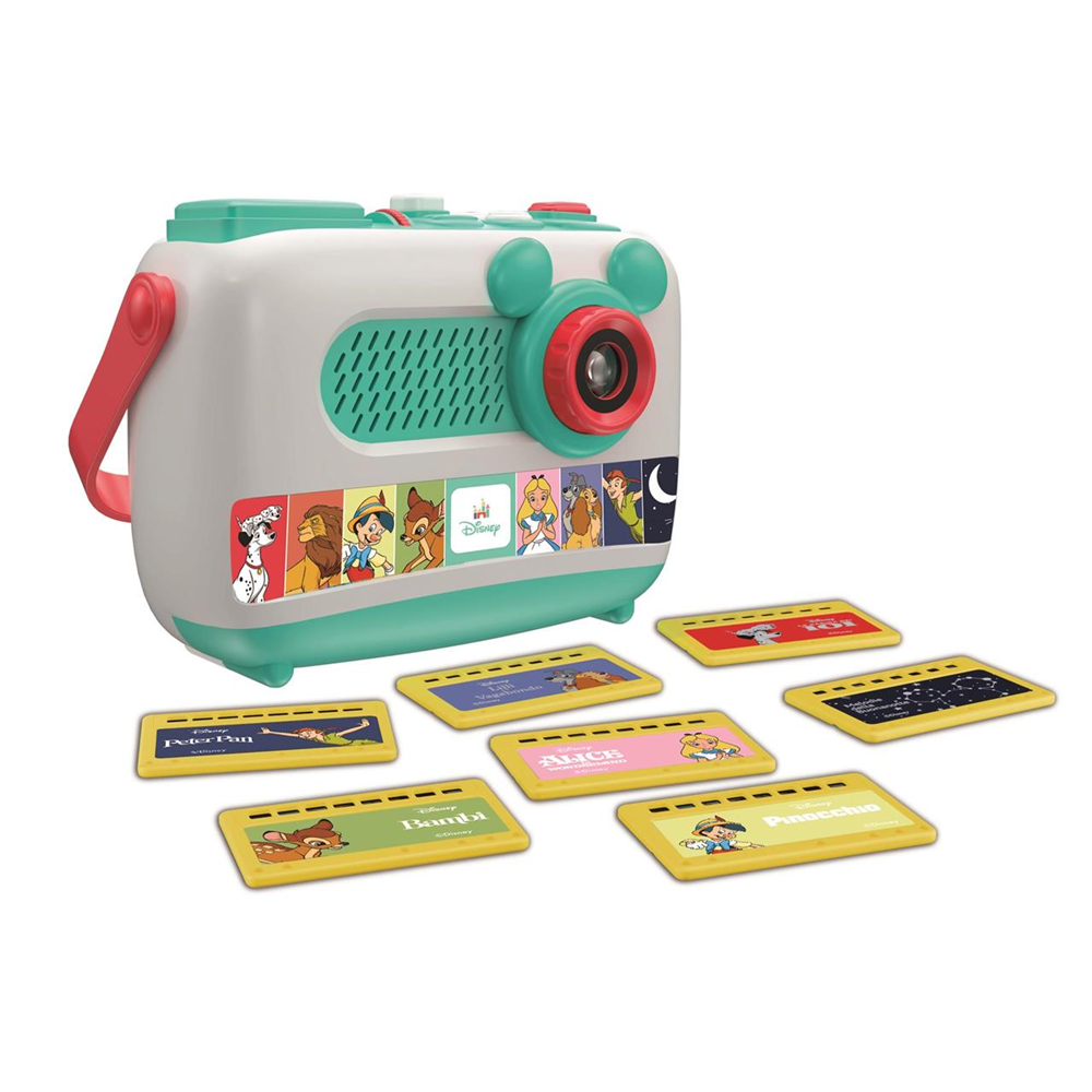Proyector Cuentos Disney Storyteller.(Stitch,Minnie,Princess y Cars) (Clementoni 55668)