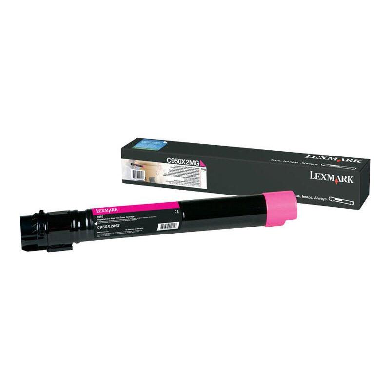 Tóner original Lexmark magenta 22.000 páginas (C950X2MG) para C950de