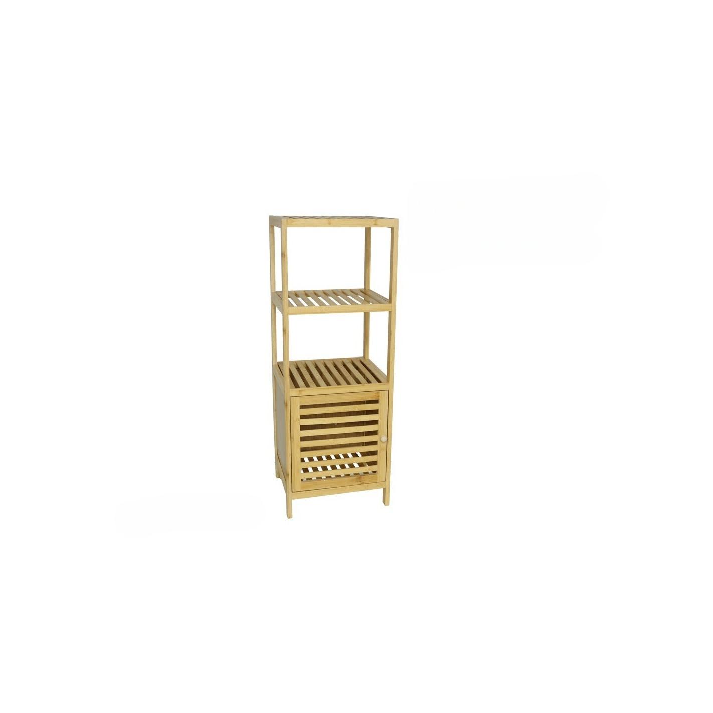 Gerimport Mueble de Baño Bambú 34 x 33 x 100 cm