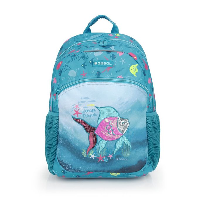 GABOL MOCHILA DOBLE ADAPTABLE A CARRO ACQUA ACQUA 31x15x41 Cms.