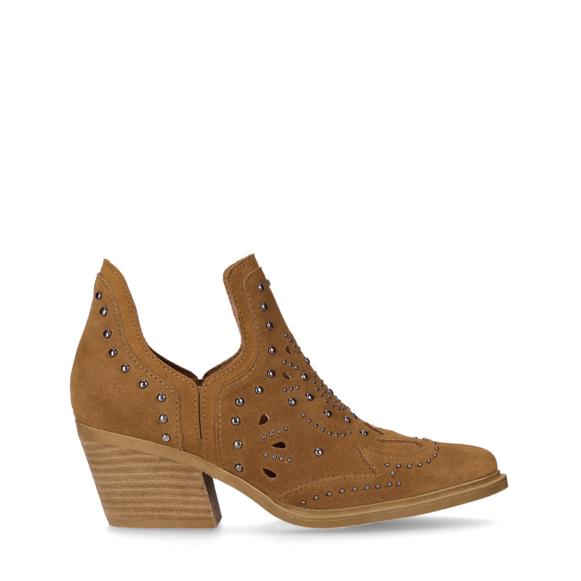 CHIKA10 LEATHER Botines Serraje de Mujer Chika10 Leather Tacon medio