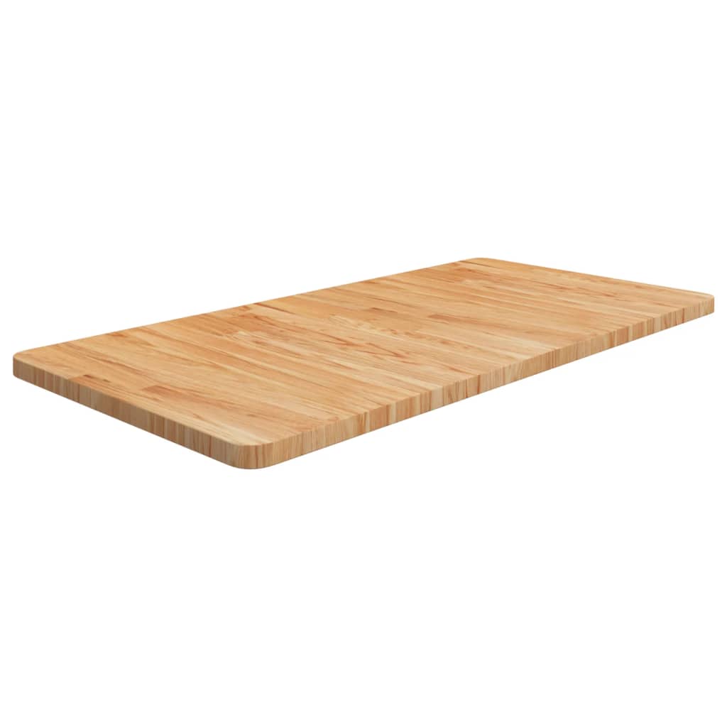 vidaXL Encimera de baño madera maciza sin tratar 100x50x2,5 cm