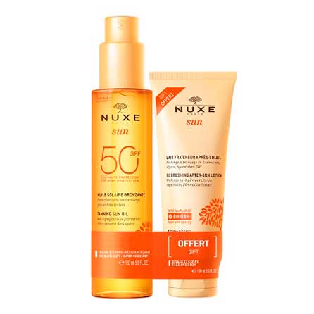 Nuxe Pack SPF 50 Aceite 150m Ml+After Sun Regalo 100 Ml