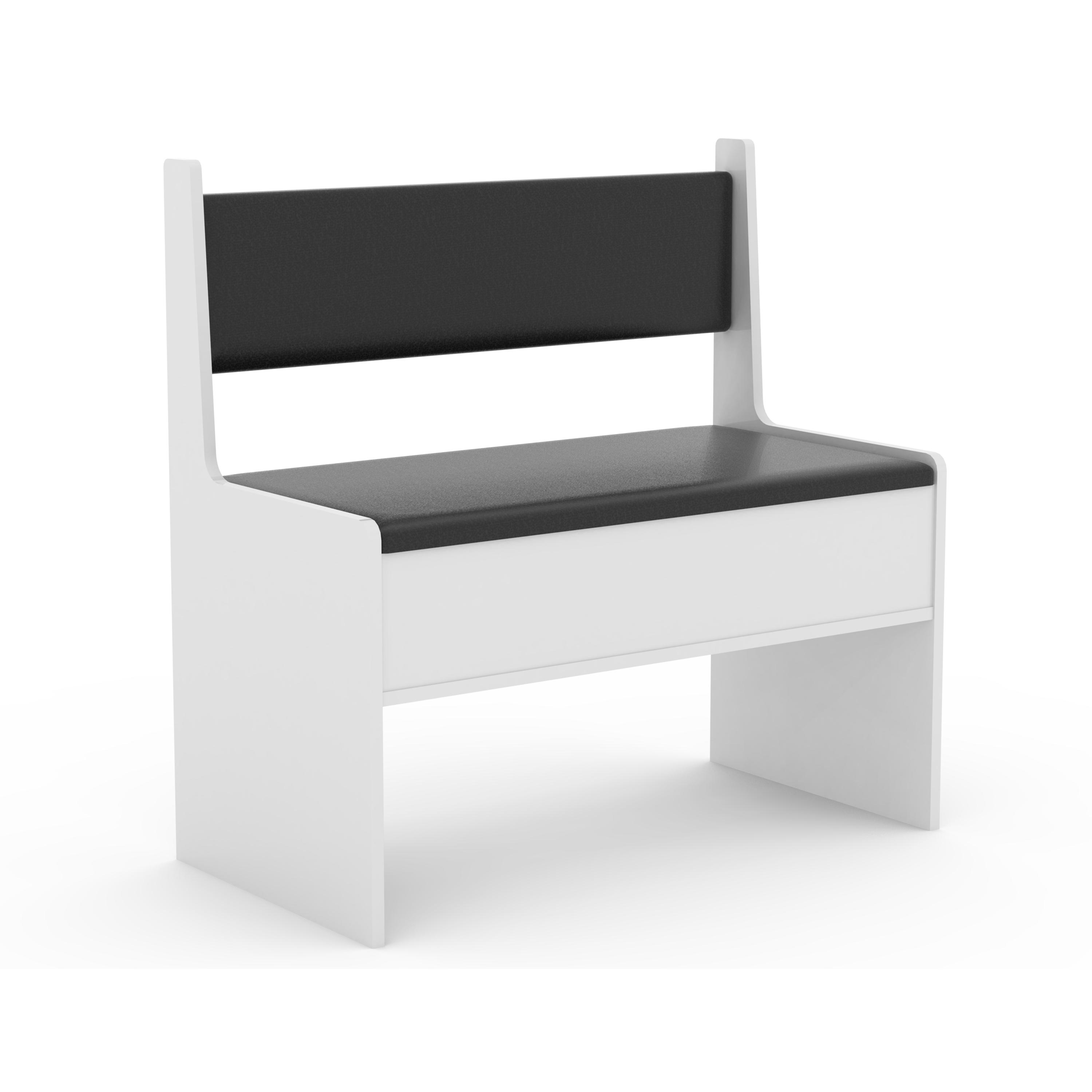Banco esquinero de madera Banco con arcón Esal ancho 80 cm Banco esquinero de madera Banco con arcón Esal ancho 80 cm