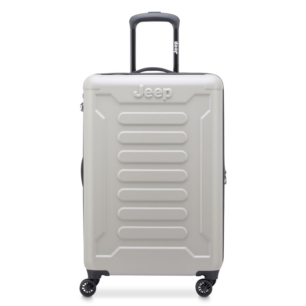 Jeep Maleta mediana expandible 68 cm JH004C, 75 L, TSA , rígida, 4 ruedas dobles, de Pc/abs. Varios colores