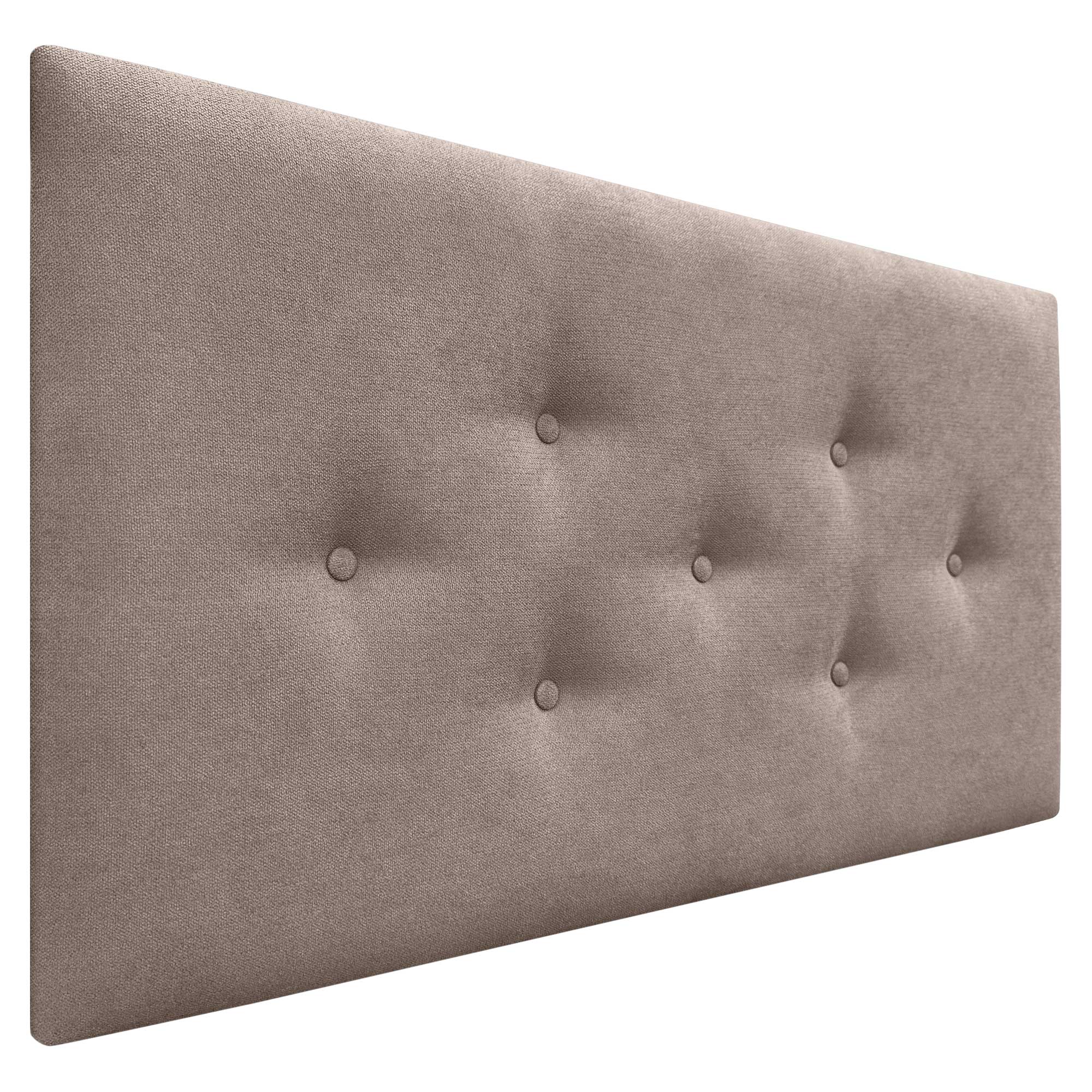 DHOME Cabecero de Tela ACUALINE con 3 Hileras Intercaladas de Botones Cabezal Tapizado Cama Lujo