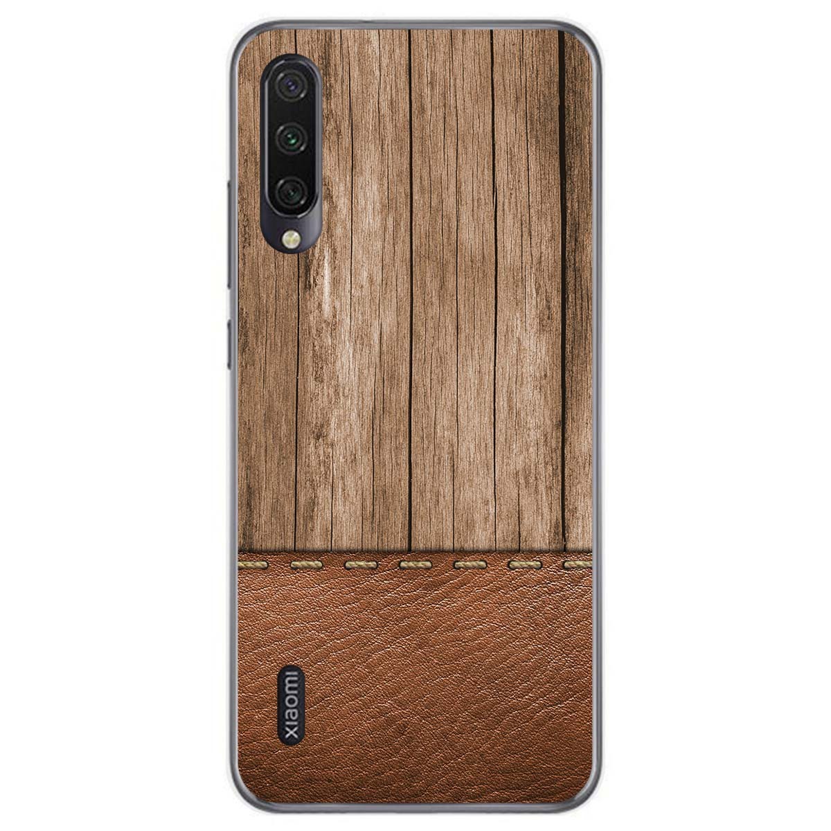 Tumundosmartphone Funda Gel Tpu para Xiaomi Mi A3 diseño Madera 09 Dibujos