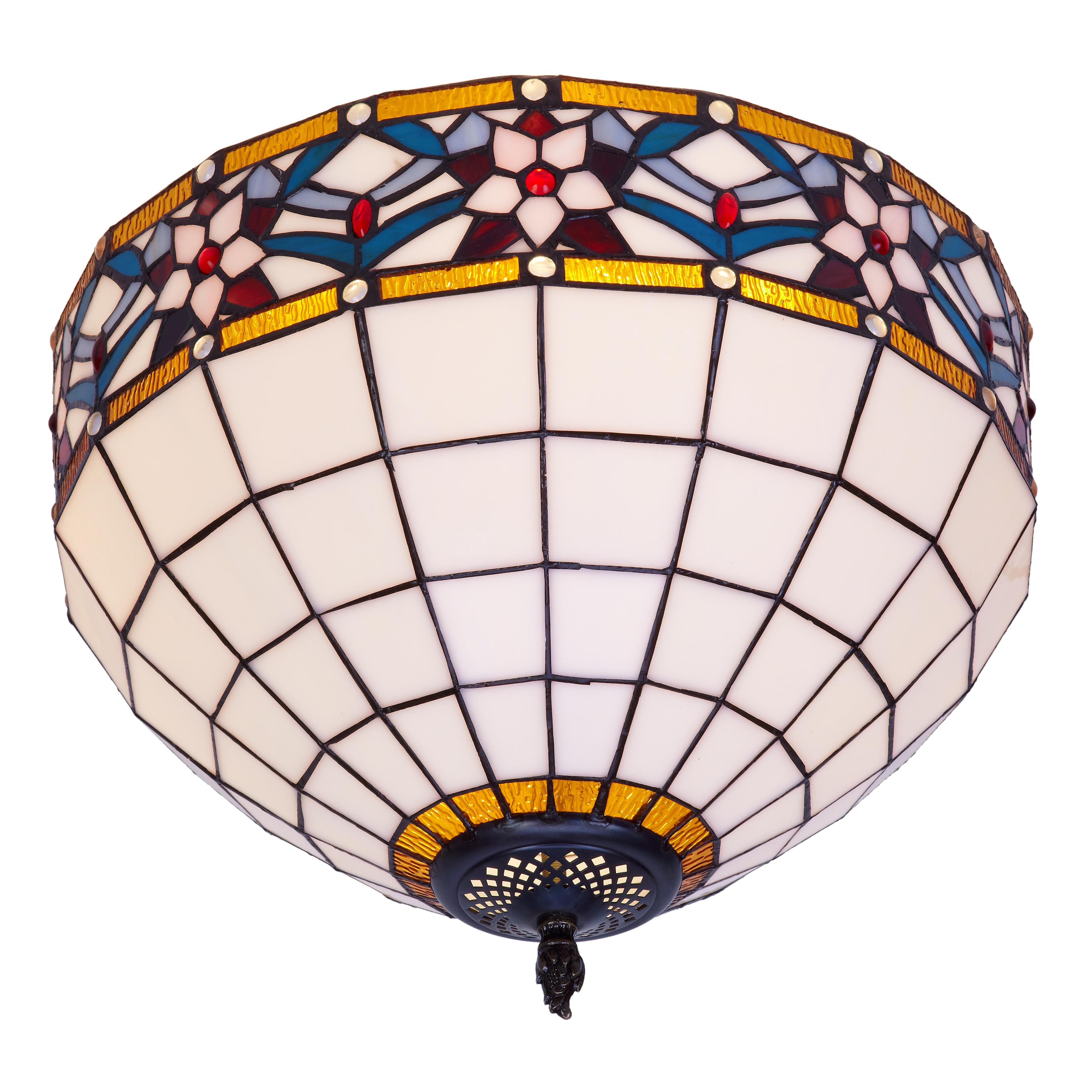 Plafón de techo pegado al techo con pantalla diámetro 40cm Serie Museum FIJALO LG286200