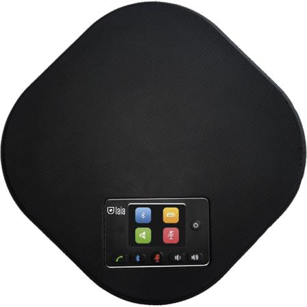 Laia tpb+ microfono-altavoz negro usb y bt pantalla tactil 12 micros digitales beamforming / salas reuniones grandes aulas / conexion con telf moviles / pc por bt usb. distancias hasta 6 m.
