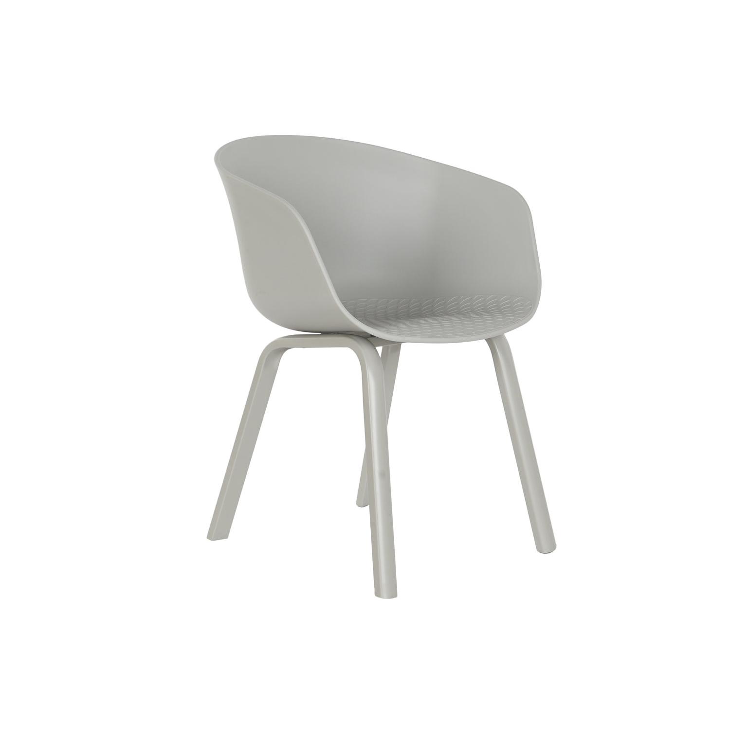 SILLA PP METAL 60X55X78 GRIS CLARO FIJALO MB202800