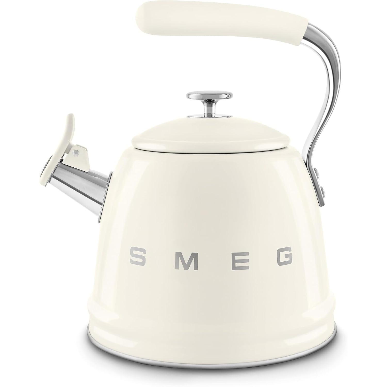 Hervidor Silbante SMEG 50'STYLE Color/Negro/Crema/Rojo