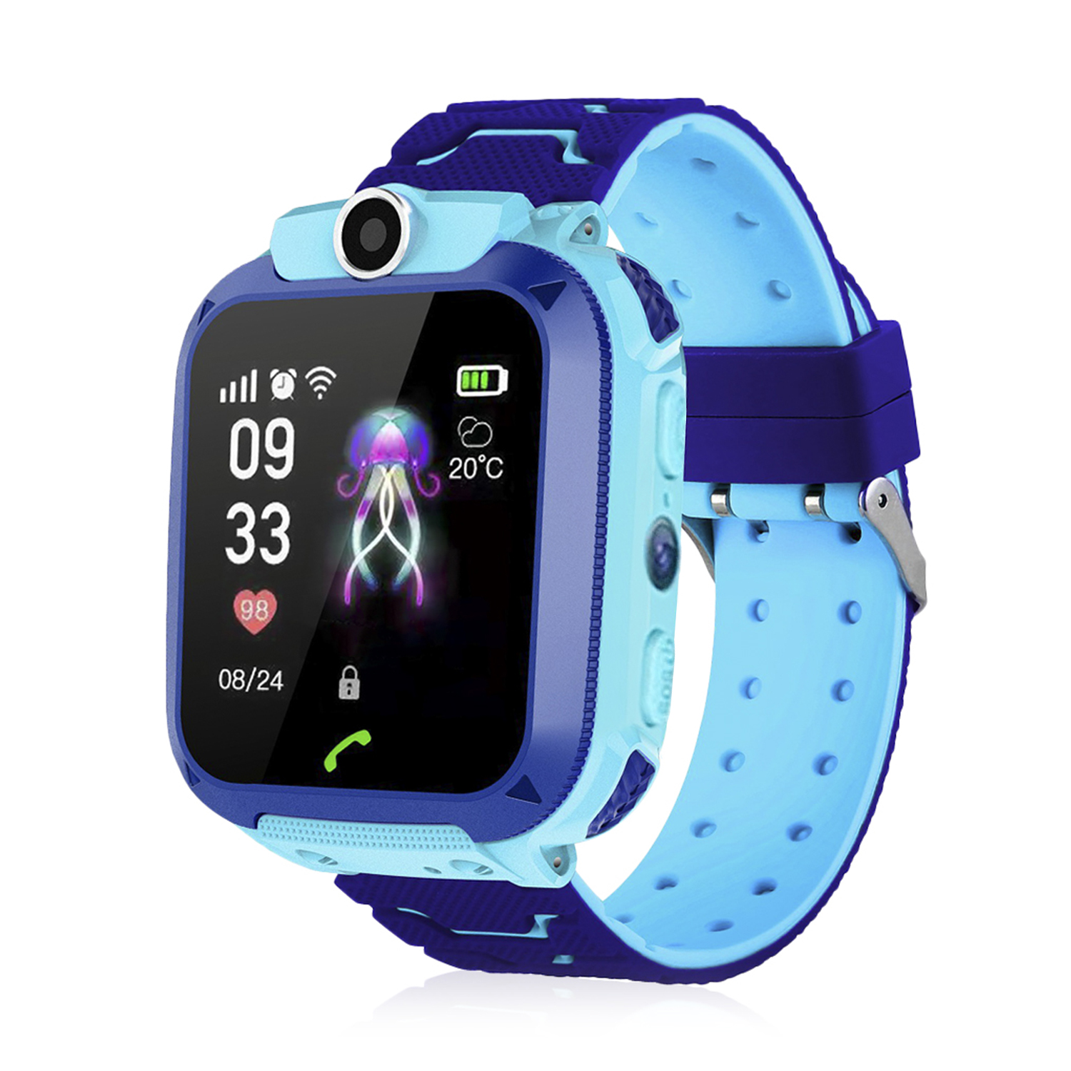 DAM. Smartwatch localizador LBS especial para niños, con función de rastreo, llamadas SOS y recepción de llamada. 4x1x5cm