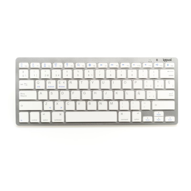 Equal slim tkl-bt bluetooth keyboard silver