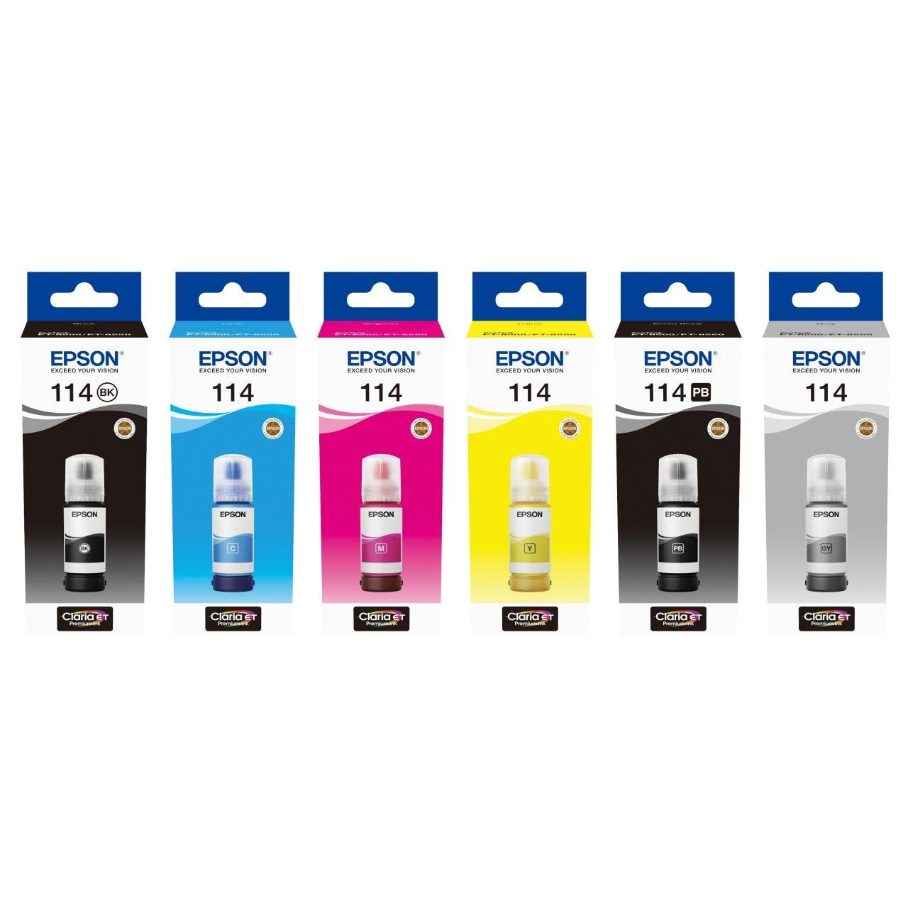 Epson - Cartucho de tinta C13T07B440 amarillo para impresoras EcoTank ET-8500 y ET-8550, 70,0 ml, original y de alta capacidad