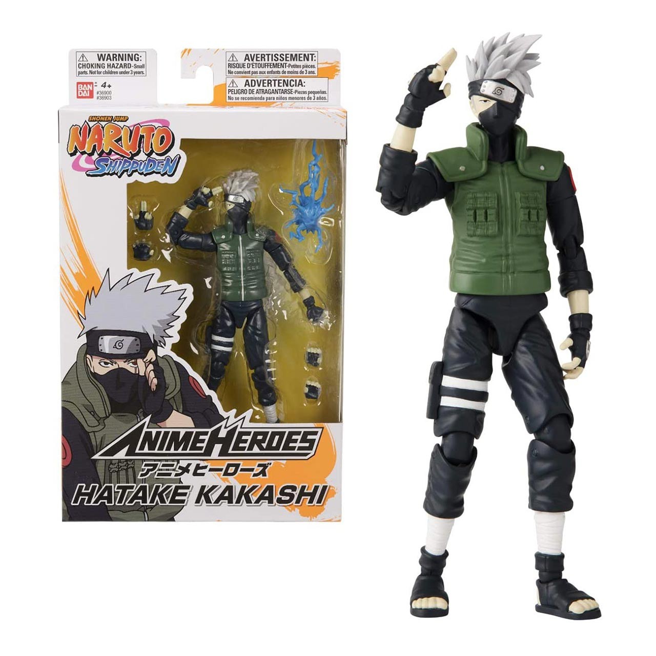 Figura Kakashi Anime Heroes 36903 DRAGON BALL BANDAI