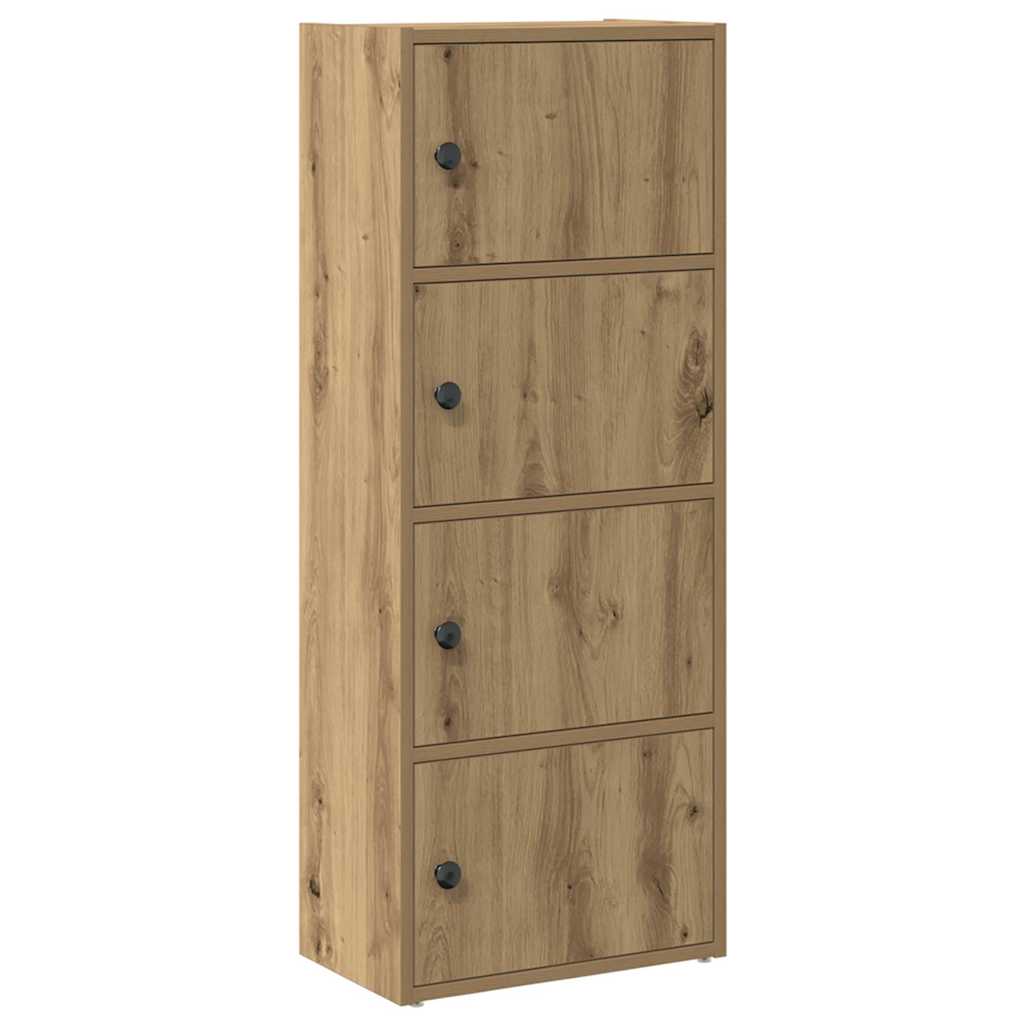 vidaXL Estantería de madera de ingeniería 40x24x102 cm Multicolor