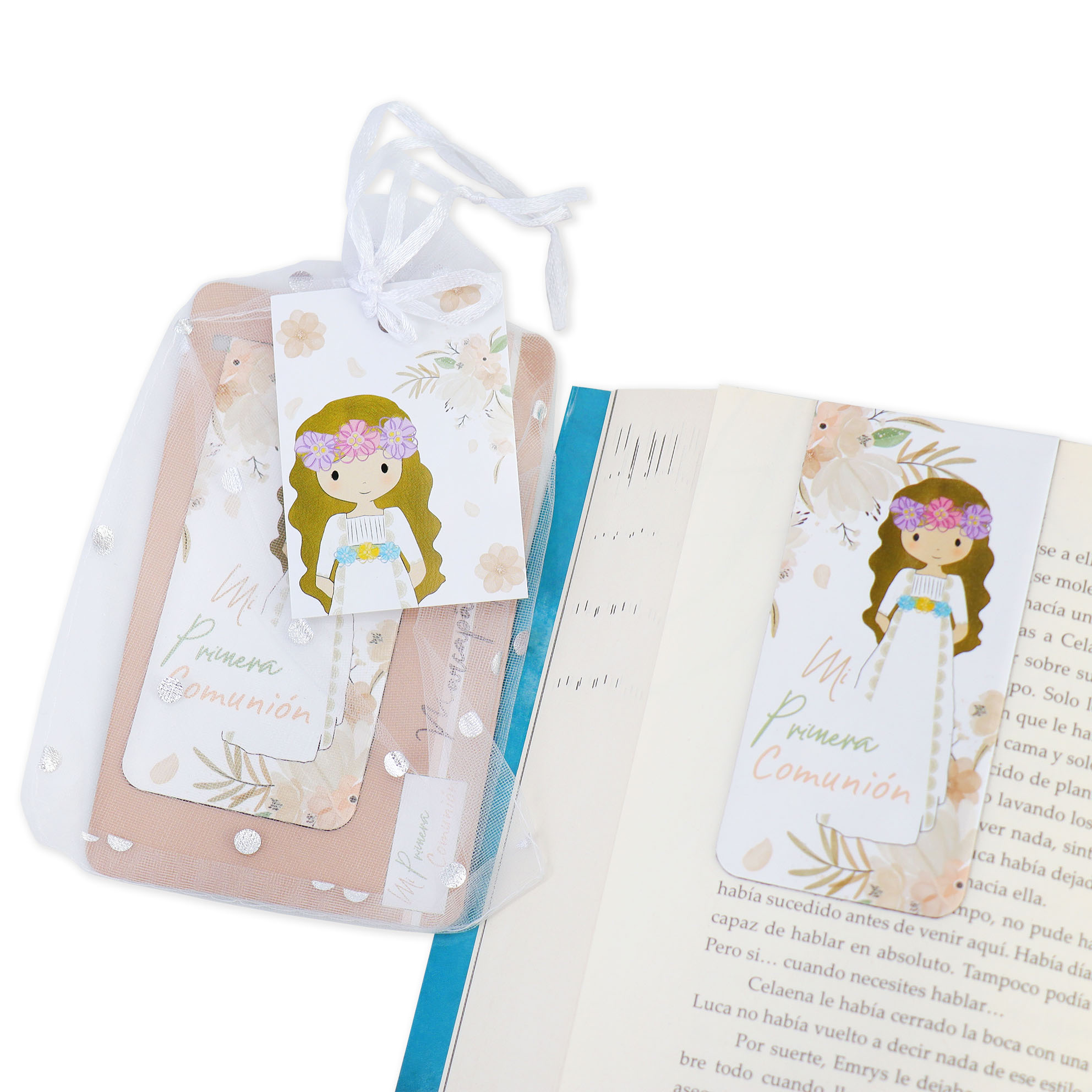 Pack de 9 a 36 unidades de marcapáginas comunión, detalles originales para invitados, recuerdos prácticos y bonitos de comunión para niño o niña, artículos decorativos y funcionales para celebraciones y fiestas, regalos elegantes, Regalantes.com
