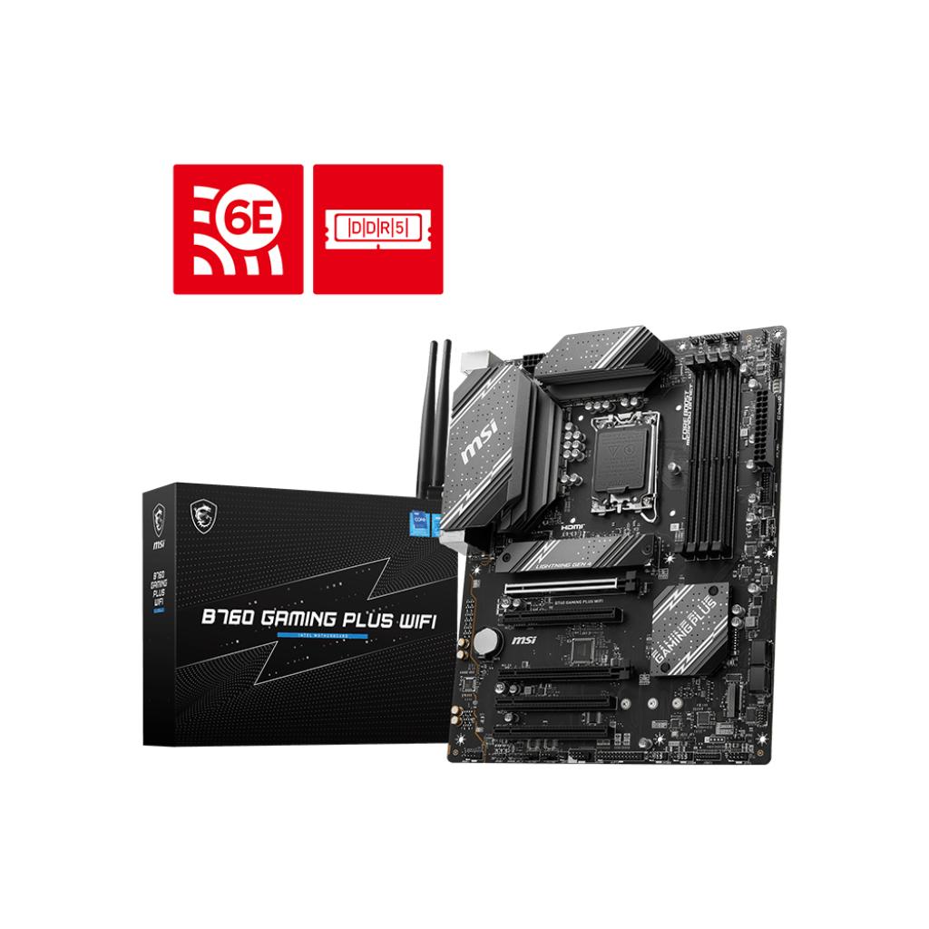 MSI B760 GAMING PLUS WIFI - LGA 1700 - ATX - Intel B760